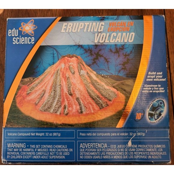 Edu Science Erupting Volcano kit, ages 8+, NIP #93269 - Picture 1 of 4